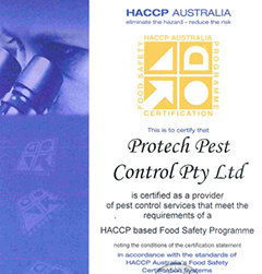 HACCP Cert exp